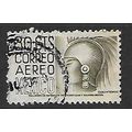 MEXICO 1950 30c OLIVE DANCE OF THE PLUMES OAXAC...