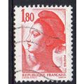 France 1982 Liberty 1.80 Fr Used