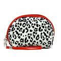 Cosmetic Purse - Leopard Print - BG-402LEWT-RD