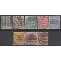 Mi: 1/8 used 1903/5 Dienst.Prussia Cat € 20