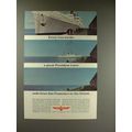1963 American President Lines Ad - President Cleveland