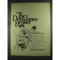 1972 The Dow Jones Ad - Follow Through Faster