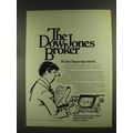 1972 The Dow Jones Ad - Finger-Tip Control