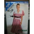 Vintage Butterick See & Sew 6163 Misses Dress P...
