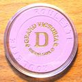GRAND VICTORIA ROULETTE CASINO CHIP - RISING SU...
