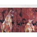 Nicola Moss Land for Grass Eaters Postcard used...