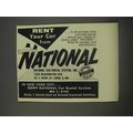 1956 National Car Rental Ad - Rent your car from National