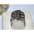 Chocolate Brown &White .95ctw Diamond Cross Ove...