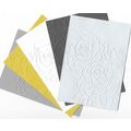 A6 Embossed Paper. 10 Sheets. Floral. Cardmakin...
