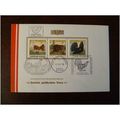 Austria 1982 Endangered Animals FDC Birds speci...