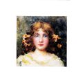 Colour Postcard - Flowers in her Hair by Elizab...