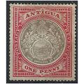 Antigua 1903 SG32 1d Grey-Black & Rose-Red Moun...
