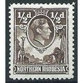 Northern Rhodesia 1951 SG26 1/2d Chocolate Moun...