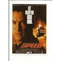SPEED Keanu Reeves Poster Art Postcard