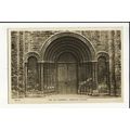 Wales CHEPSTOW Church Old Doorway Postcard by E...