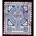 Ireland 1941 Cross 3p Used Stamp e wmk (262) 15...