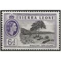 Sierra Leone 1956 SG216 6d Black & Violet Mount...