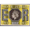 GB, Silver Jubilee, HM Queen, yellow 1977, 13p