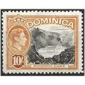 Dominica 1947 SG108a 10/- Black & Brown-Orange ...