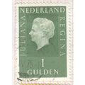 Netherlands 1969 - 1g olive green - Queen Julia...
