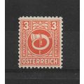 Austria.SG907 3g Posthorn (Orange).Mounted Mint...