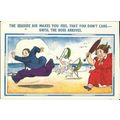 Comic THE SEASIDE AIR Postcard (3548)