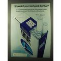 1973 True Filter Cigarettes Ad - Your Next Pack