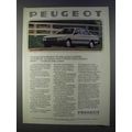 1980 Peugeot 505 Diesel Car Ad - Ride Quality is Superb