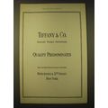 1924 Tiffany & Co. Ad - Quality Predominates