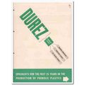 Durez Plastics Chemicals Inc 1945 vintage plast...