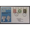 POST OFFICE - PHILYMPIA 1970 FIRST DAY COVER