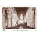 Llandagg Cathedral 1893 Reproduction postcard VGC
