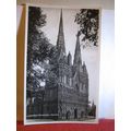 LICHFIELD CATHEDRAL, STAFFORDSHIRE unused postc...