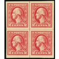 534, Mint VLH Superb 2¢ Center Line Block of Fo...