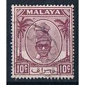 Perak 1950 SG136 pe1 Yussuf Izzuddin Shah 10c U...