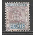 GUIANA BRITISH 1889 SAILING SHIP SANDBACH 4c PU...
