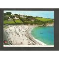 Postcard Cornwall Falmouth Swanpool Beach