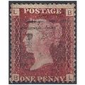 1858 SG43 1d Red Plate 99 Fine Used "BL"