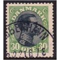 Denmark AFA 0103/Scott 111, 30ø green/black Chr...