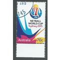 AUS 2015 70c 'NETBALL WORLD CUP' FINE USED (EBI...