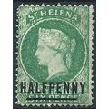 St Helena 1884 SG34 1/2d Emerald Green Very Fin...