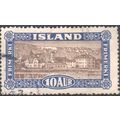 Iceland 1925 - SG152 - 10a blue and brown - Rey...