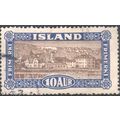 Iceland 1925 - SG152 - 10a blue and brown - Rey...