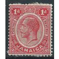Jamaica 1912 SG58 1d Carmine Mounted Mint . ..