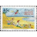 AUSTRALIA, Sandy Beach, yellow 1996, 45c