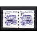 Used 2225b 1c Omnibus Very Fine CNP Left 3 PA0870