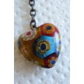Vintage Necklace Millefiori Murano Glass Small ...