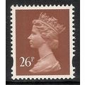 Y1691 U301 26p Red-brown HARRISON Unmounted Min...