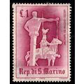 San Marino 1963 Medieval Tournament 1L MNG Stam...
