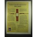 1987 Hamilton The Cabot Watch Ad - Collectors Classic